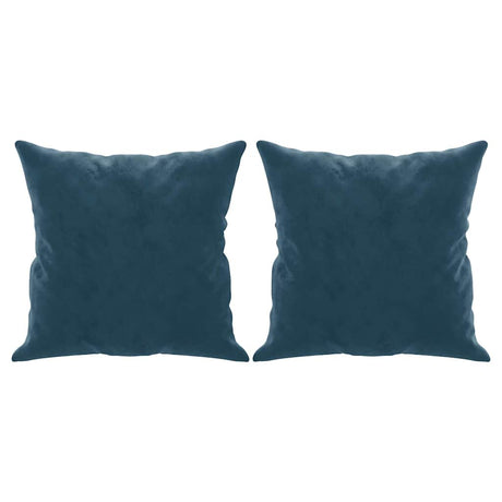 Vidaxl Dekoracyjne poduszki 2 St 40x40 cm Velvet Blue