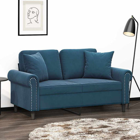 Vidaxl Dekoracyjne poduszki 2 St 40x40 cm Velvet Blue