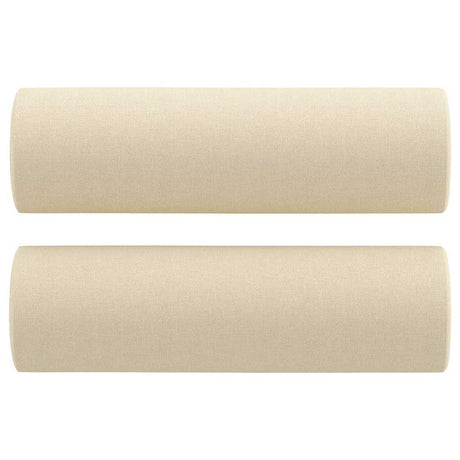 Vidaxl Dekoracyjne poduszki 2 St 15x50 cm w kolorze tkaniny w kolorze kremu