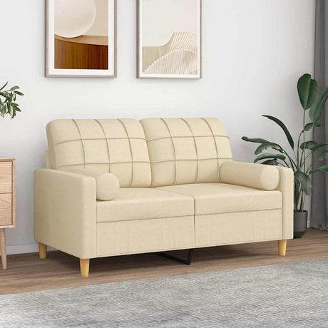 Vidaxl Dekoracyjne poduszki 2 St 15x50 cm w kolorze tkaniny w kolorze kremu