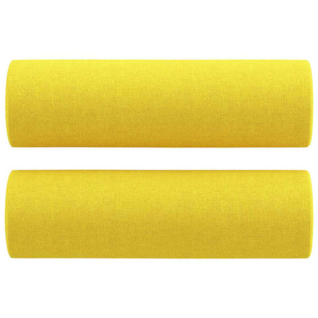 Poduszki dekoracyjne Vidaxx 2 szt. 15x50 cm tkanina jasnożółta