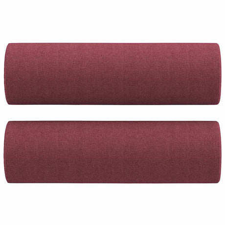 Vidaxl Dekoracyjne poduszki 2 St 15x50 cm tkaninowe wino czerwone