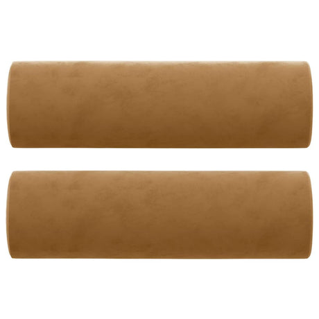 Vidaxl Dekoracyjne poduszki 2 St 15x50 cm Velvet Brown