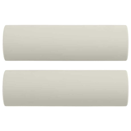 Vidaxl Dekoracyjne poduszki 2 St 15x50 cm Velvet Cream w kolorze