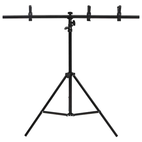 Vidaxl Tło standardowe w kształcie litery T 91x60x (70-200) cm czarny