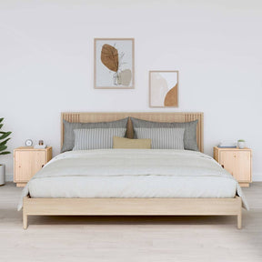 Vidaxl nachtkastjes 2 st 40x34x45 cm massief grenenhout