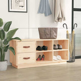Bank buty vidaxl 100x34x45 cm stałą sosnę