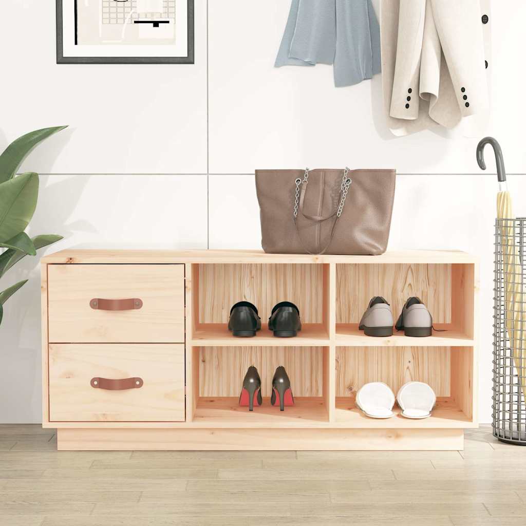 Bank buty vidaxl 100x34x45 cm stałą sosnę