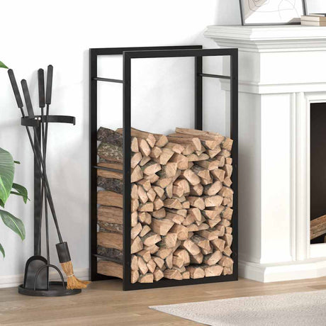 VIDAXL FINERPOANE 50X28X94 CM STAL MATTE Black