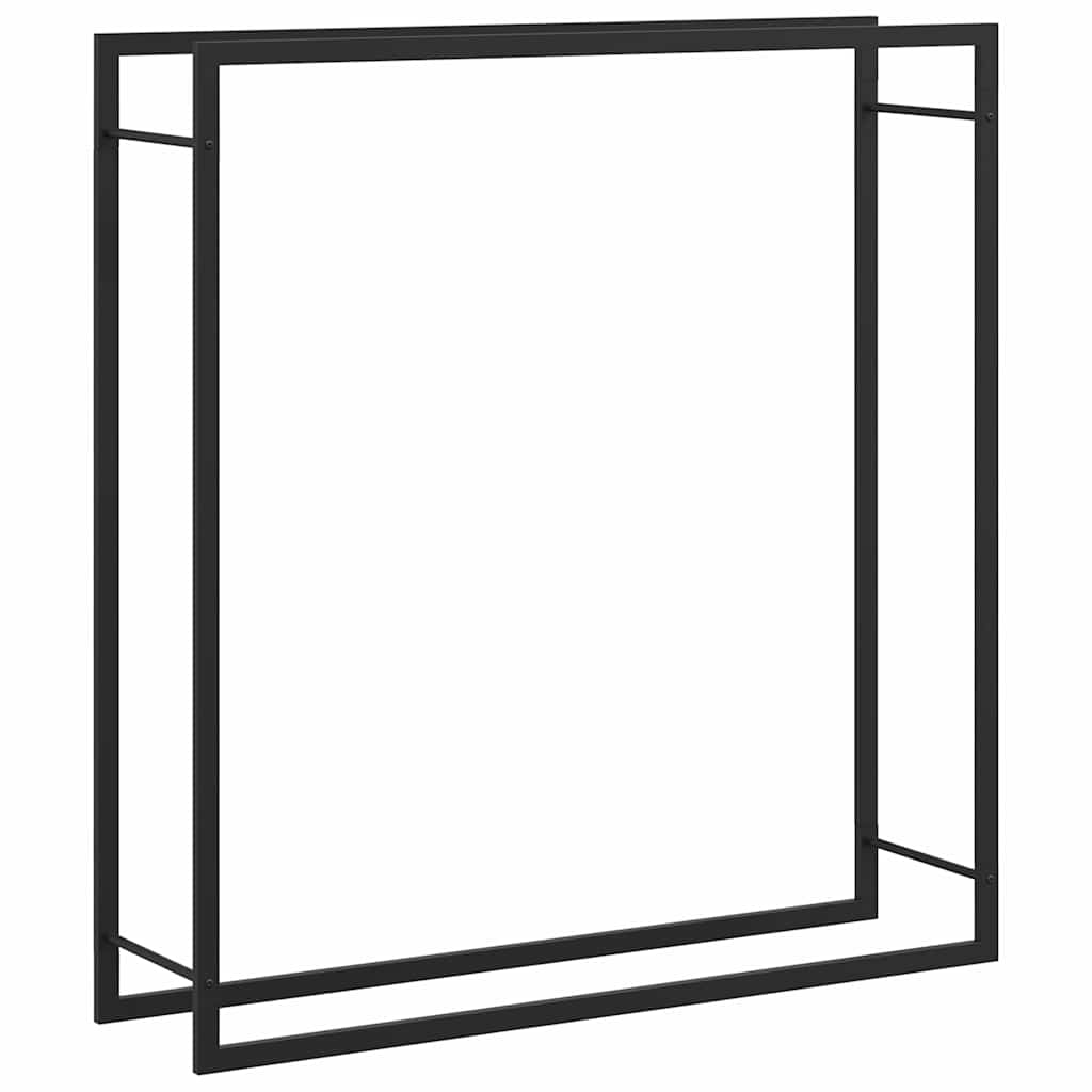 Kominek vidaxl 110x28x116 cm stalowy matowy czarny