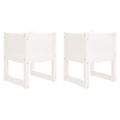 Vidaxl Sadza 2 St 40x40x52,5 cm stałą sosną białą