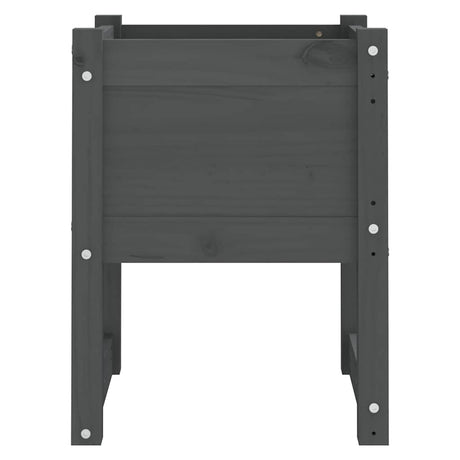 Vidaxl Planning Box 40x40x52,5 cm stałej sosny szarości