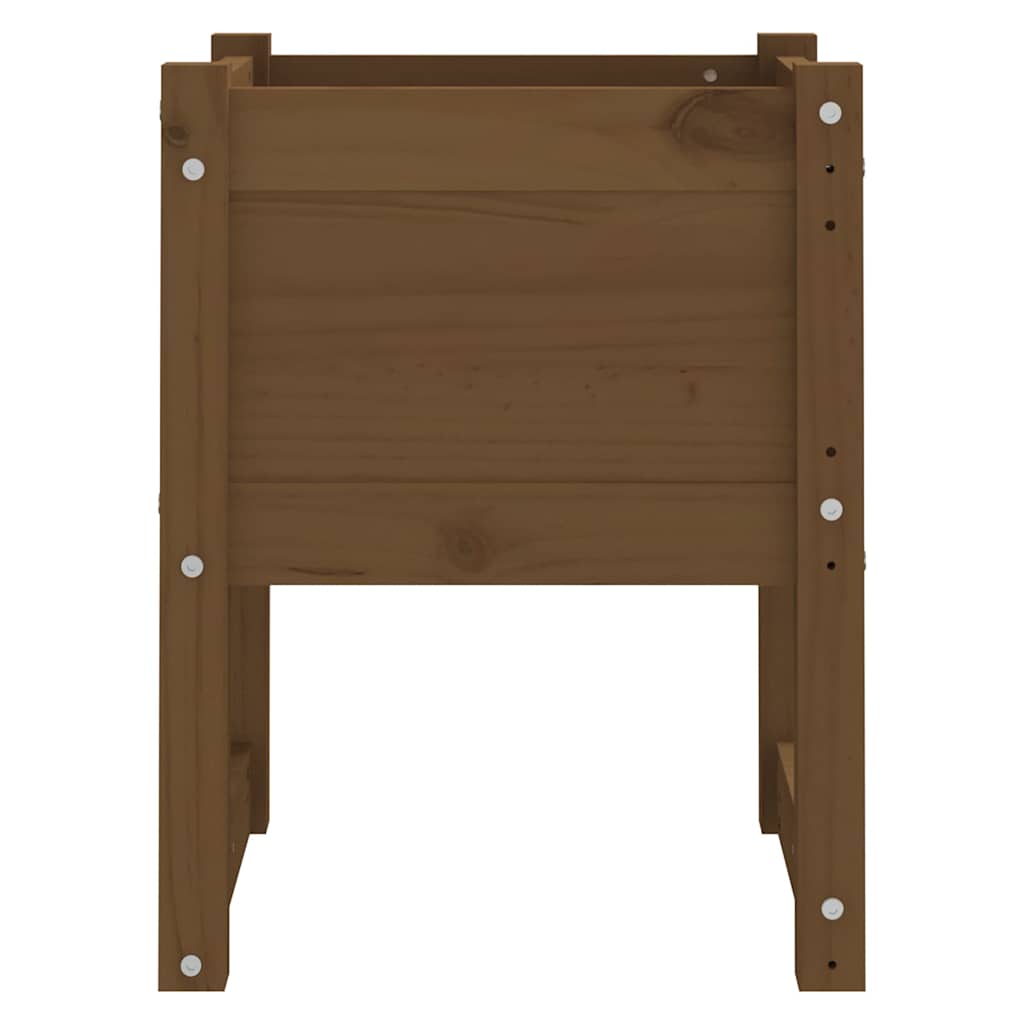 Vidaxl Planning Box 40x40x52,5 cm stałego sosny miód brązowy