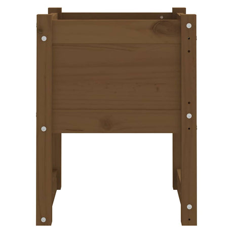 Vidaxl Planning Box 40x40x52,5 cm stałego sosny miód brązowy