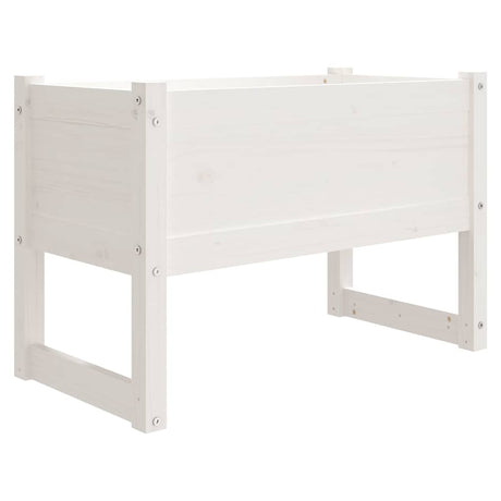 Vidaxl Planning Box 78x40x52 cm stała sosna biała