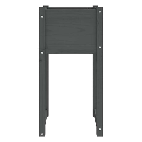 Vidaxl Planning Box 40x40x81 cm stałej sosny szarości