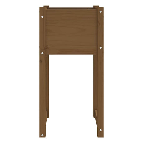 Vidaxl Planning Box 40x40x81 cm stałego sosny miód brązowy