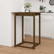 Vidaxl bartafel 80x80x110 cm massief grenenhout honingbruin