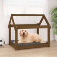 VIDAXL Dog Bask 81x60x70 cm Solid Pine Honey Brown
