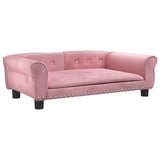 Vidaxl Dog Bask 95x55x30 Cm Velvet Pink