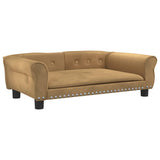Vidaxl Dog Bask 95x55x30 Cm Velvet Brown