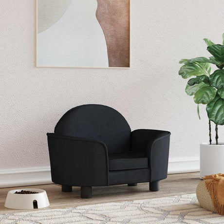 Vidaxl Dog Bask 66x40x45 cm Velvet Black