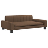 VidaXL Legowisko dla psa 90x53x30 cm, materiałowe, brązowe