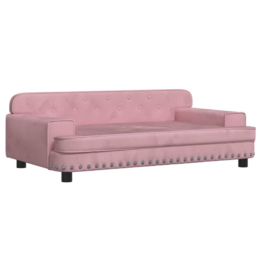 Vidaxl Dog Bask 90x53x30 cm Velvet Pink