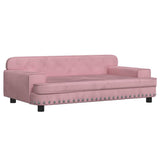 Vidaxl Dog Bask 90x53x30 cm Velvet Pink