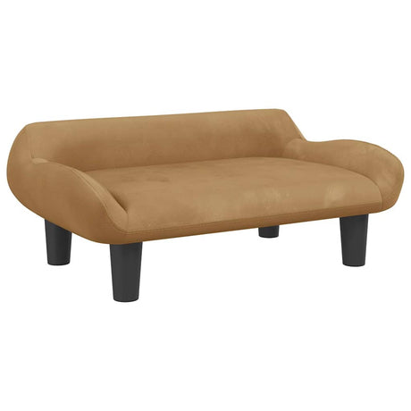 Vidaxl Dog Bask 70x40x24 cm Velvet Brown