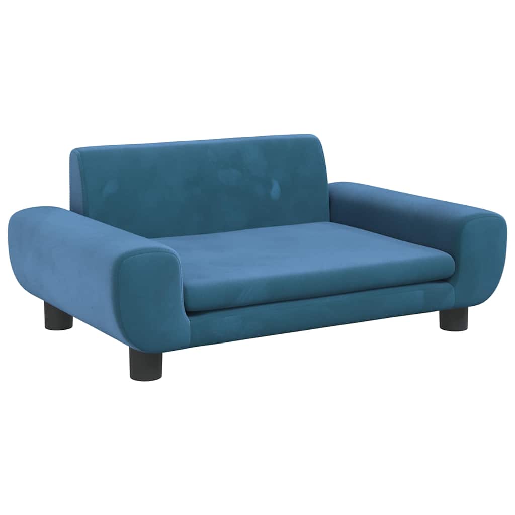 Vidaxl Dog Bask 70x45x33 cm Velvet Blue