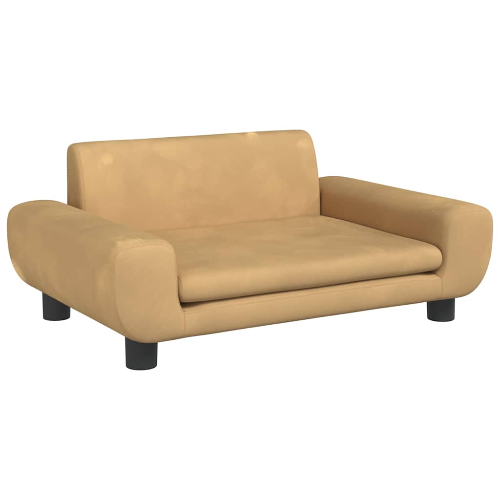 Vidaxl Dog Bask 70x45x33 cm Velvet Brown