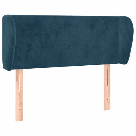 Vidaxl hoofdbord met randen 93x23x78 88 cm fluweel donkerblauw