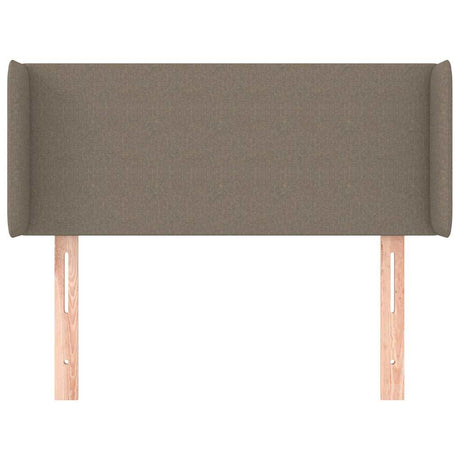 Vidaxl hoofdbord met randen 83x16x78 88 cm stof taupe