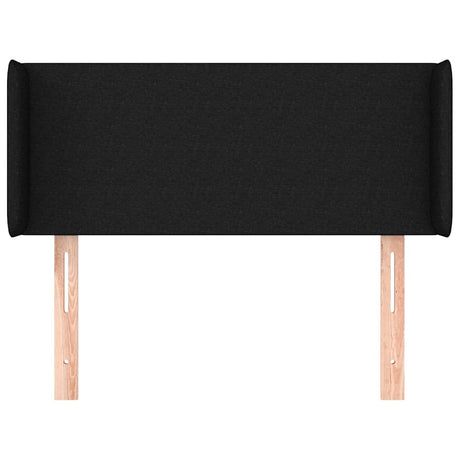 Vidaxl hoofdbord met randen 103x16x78 88 cm stof zwart