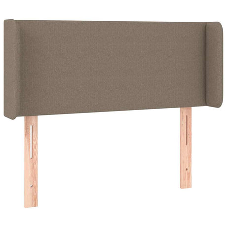 Vidaxl hoofdbord met randen 103x16x78 88 cm stof taupe