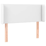 Vidaxl hoofdbord met randen 83x16x78 88 cm kunstleer wit