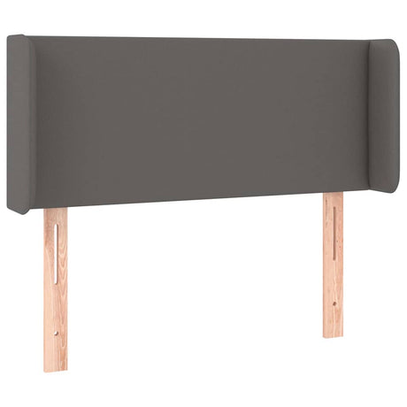 Vidaxl hoofdbord met randen 93x16x78 88 cm kunstleer grijs