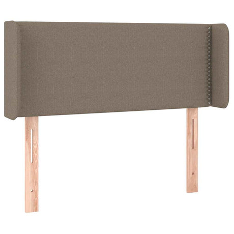 Vidaxl hoofdbord met randen 93x16x78 88 cm stof taupe