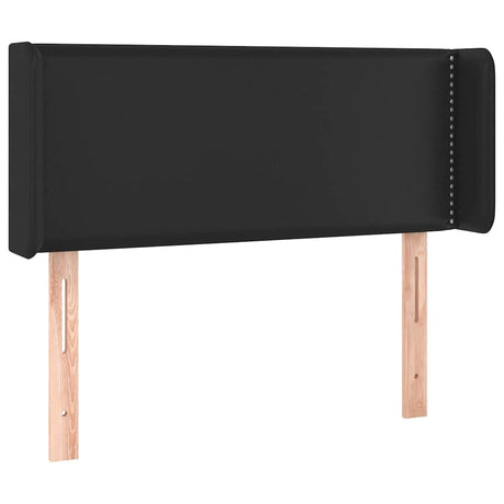 Vidaxl hoofdbord met randen 103x16x78 88 cm kunstleer zwart