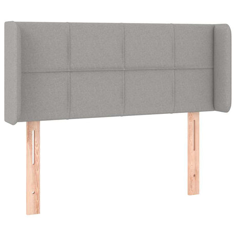 Vidaxl hoofdbord met randen 83x16x78 88 cm stof lichtgrijs