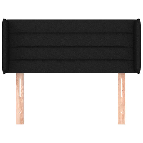 Vidaxl hoofdbord met randen 103x16x78 88 cm stof zwart