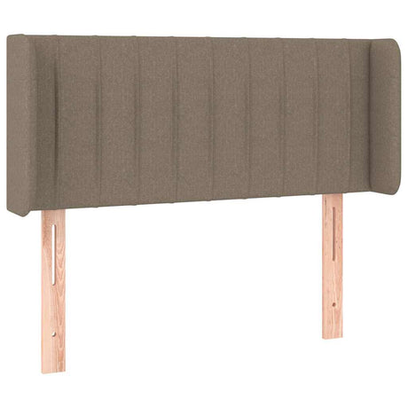 Vidaxl hoofdbord met randen 83x16x78 88 cm stof taupe