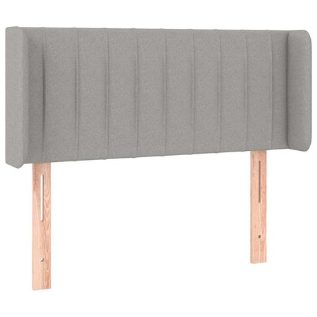 Vidaxl hoofdbord met randen 103x16x78 88 cm stof lichtgrijs