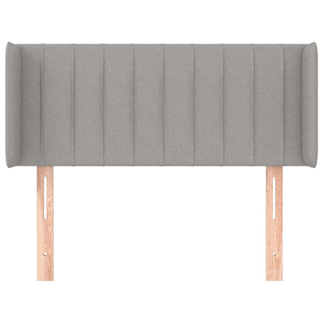 Vidaxl hoofdbord met randen 103x16x78 88 cm stof lichtgrijs