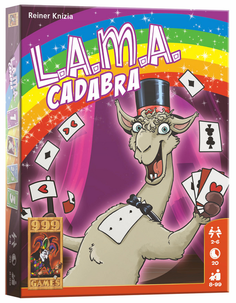 999 gier 999 gier lama: gra karciana cadabra (holenderski, 2–6 graczy, 20 minut, od 8 lat)