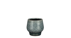 Monta pot rond d.blauw - h12xd13cm