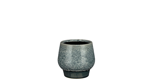 Monta pot rond d.blauw - h12xd13cm