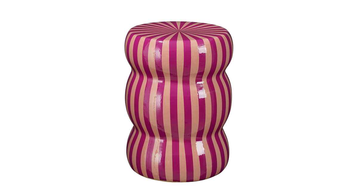 Skipper bijzettafel paars - h44xd32cm