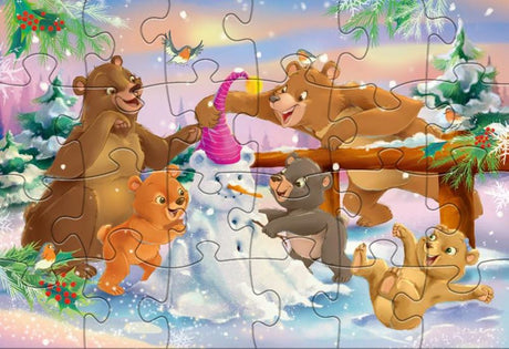 Puzzle Rebo 2x24 elementy - Boże Narodzenie